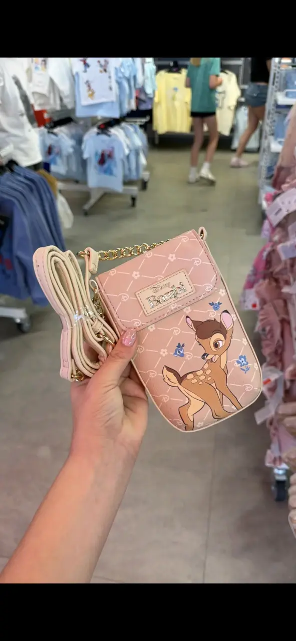 Bolso cruzado Disney Bambi rosa