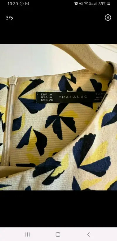 Vestido estampado floral Zara Trafaluc - miniatura 3