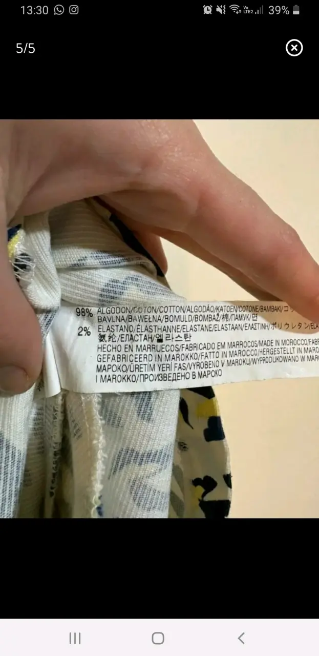 Vestido estampado floral Zara Trafaluc - 5