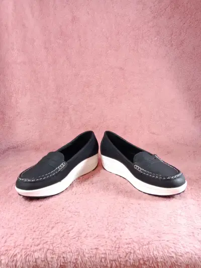 Mocasines negros de cuero Lesage Mujer - miniatura 3