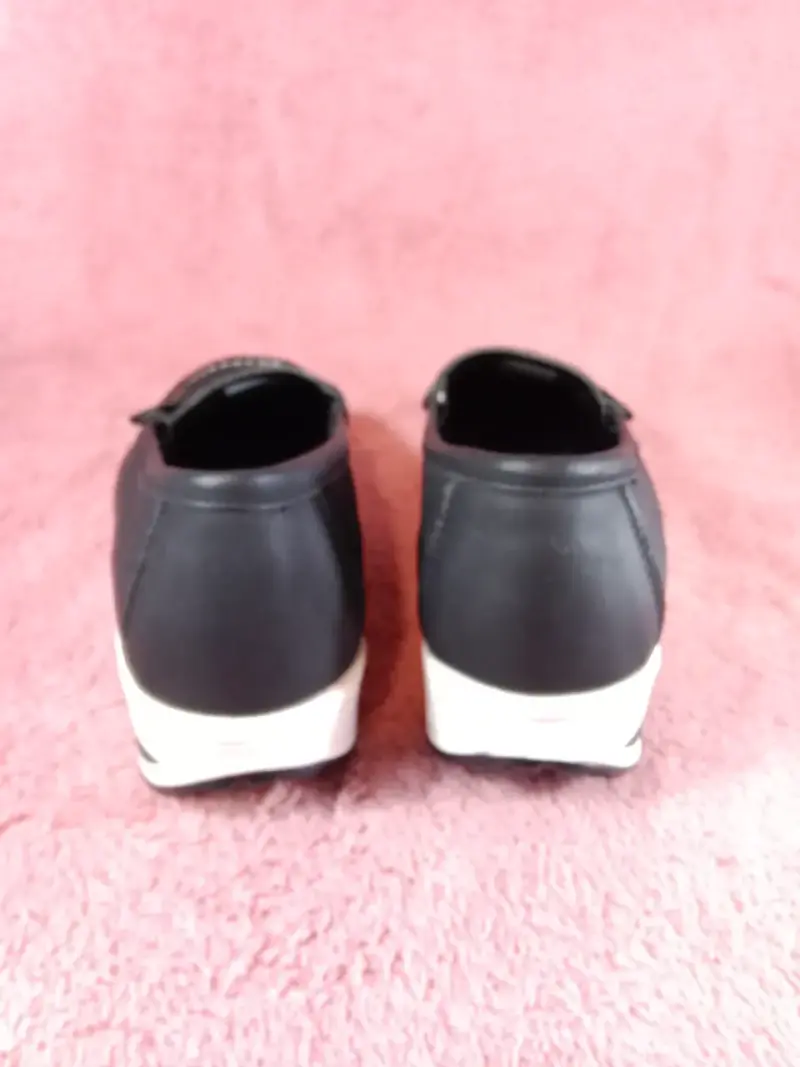 Mocasines negros de cuero Lesage Mujer - 4