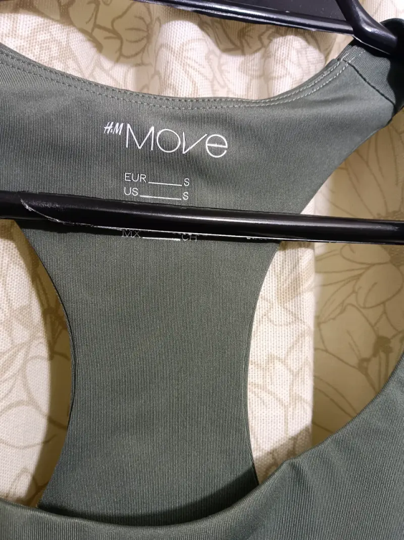 Conjunto deportivo de mujer verde,gris a rayas HyM - 6