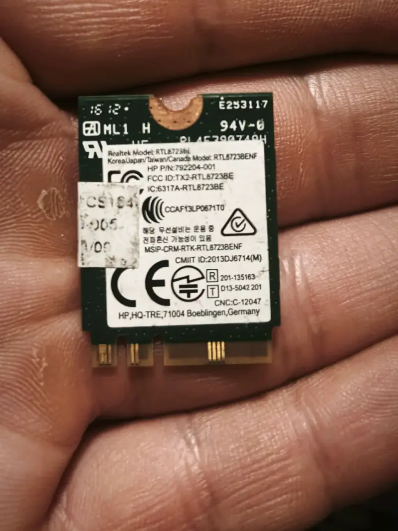 Tarjeta red inalámbrica Realtek RTL8723BE para H - 2