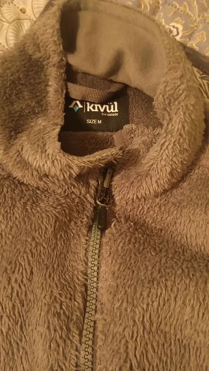 Chaqueta de polar marrón Kivül talla M - 1