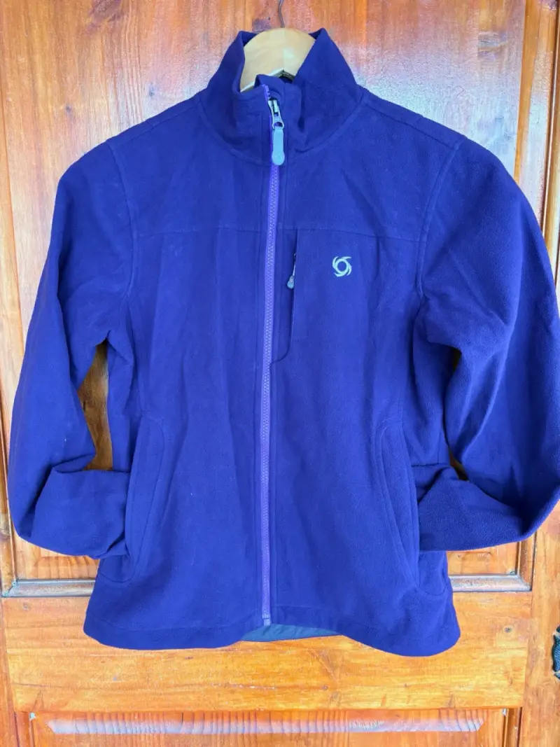 Chaqueta polar morada para mujer - 2
