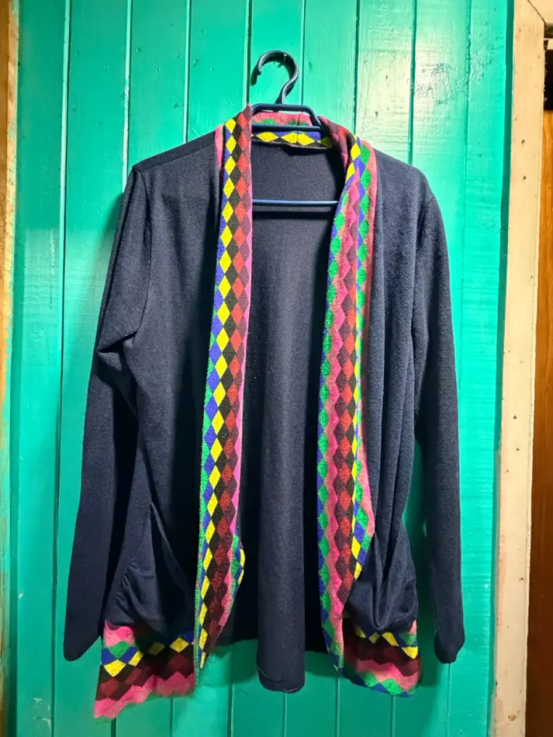Chaleco de lana con diseño colorido - 2