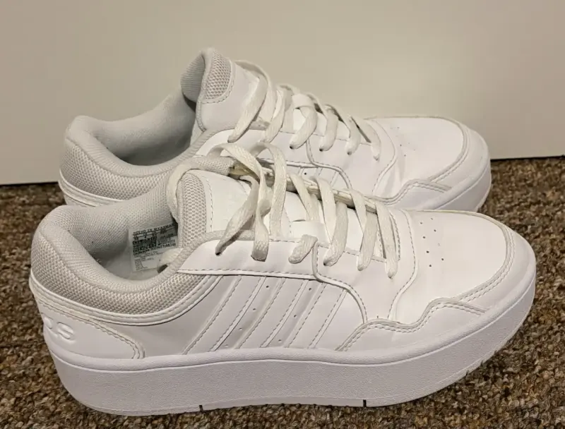 Zapatillas blancas Adidas con plataforma - 2