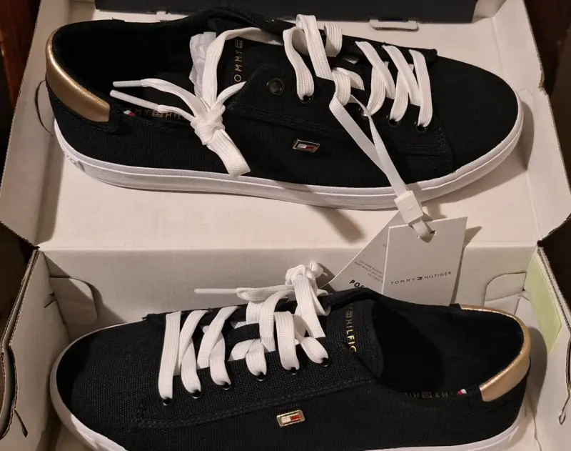Zapatillas negras Tommy Hilfiger para mujer - 3
