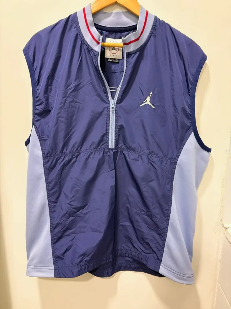 Corta viento  sin mangas Jordan azul con logo - 2