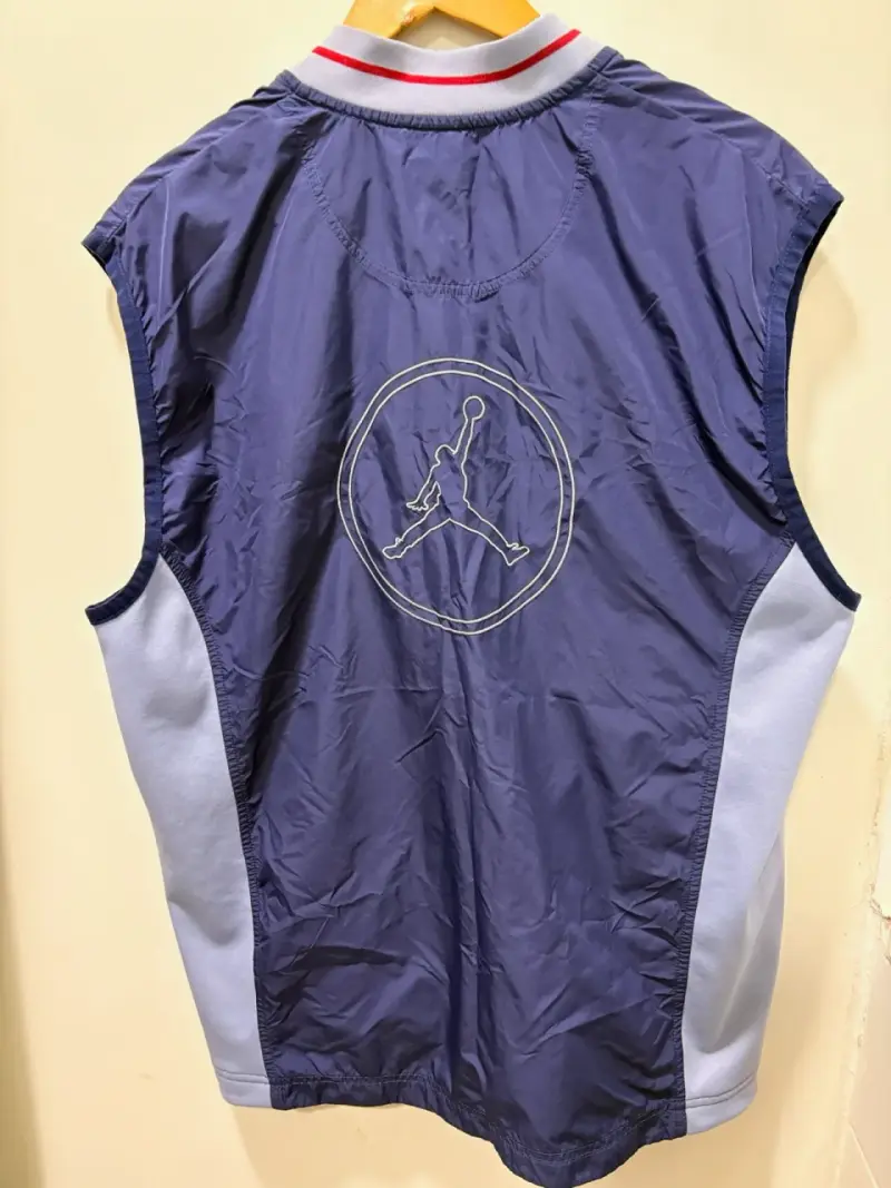 Corta viento  sin mangas Jordan azul con logo - 5
