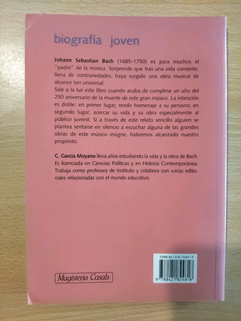 Libro 'Una Vida Para La Música', vida de J.S. Bach - 2