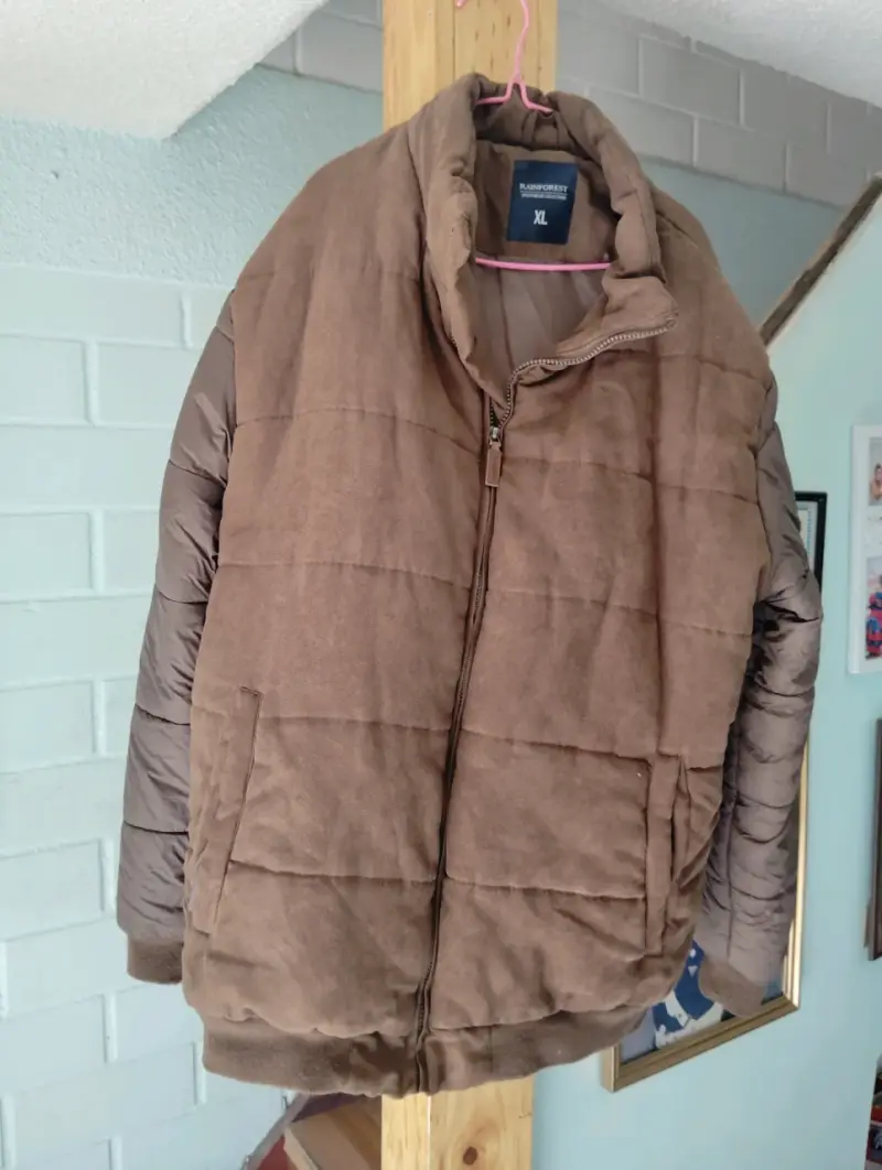 Chaqueta acolchada marrón Rainforest XL - 3
