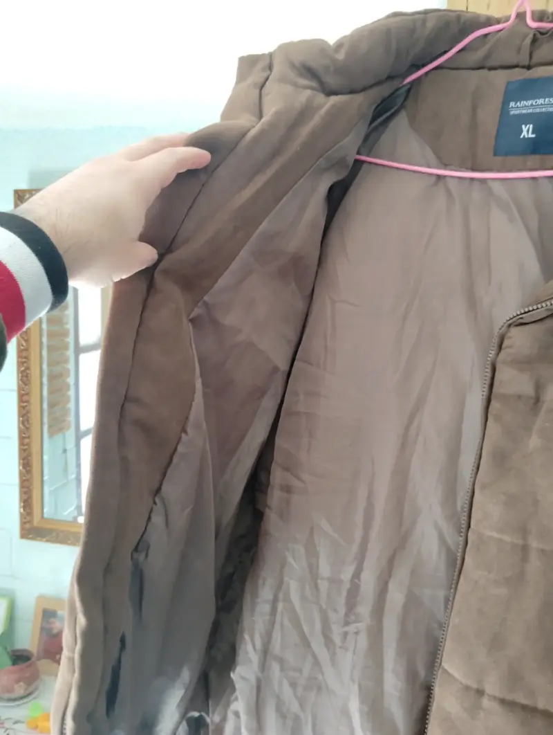 Chaqueta acolchada marrón Rainforest XL - 4
