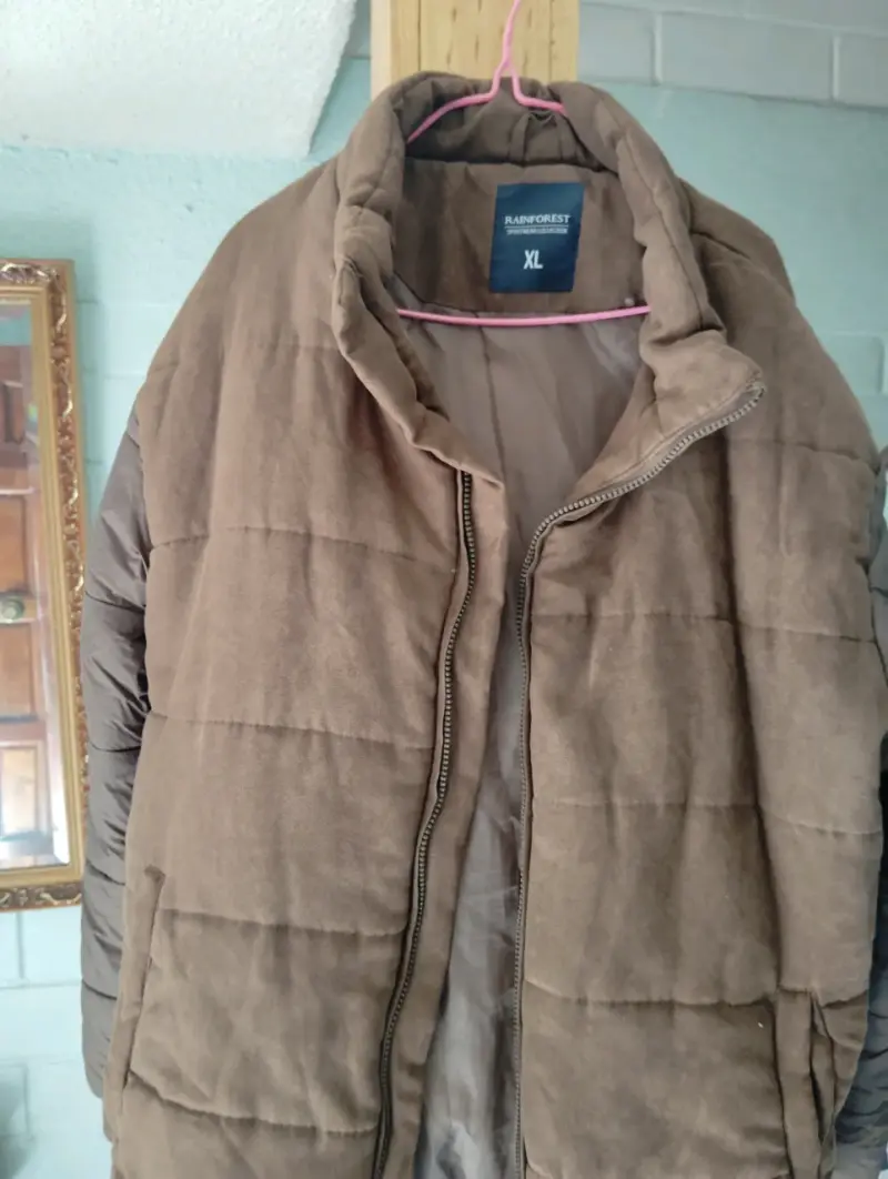 Chaqueta acolchada marrón Rainforest XL - 5