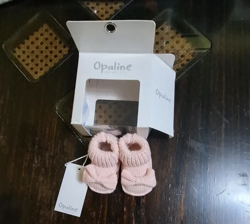 Botines de bebé rosados Opaline - 2