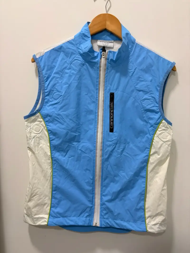 Chaqueta cortaviento azul Cannondale para ciclismo - 4