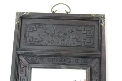 Espejo Decorativo de Madera Tallada - miniatura 3