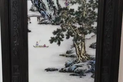 Espejo Decorativo de Madera Tallada - miniatura 4
