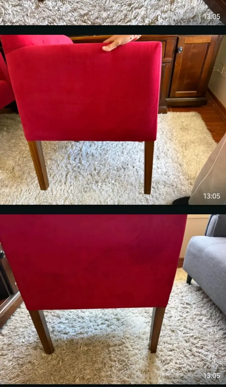 Sillón individual rojo moderno - 5