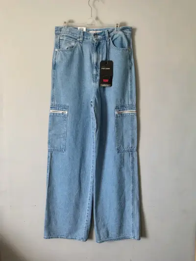 Jeans Levi's High Loose Mujer Azul Claro - miniatura 1