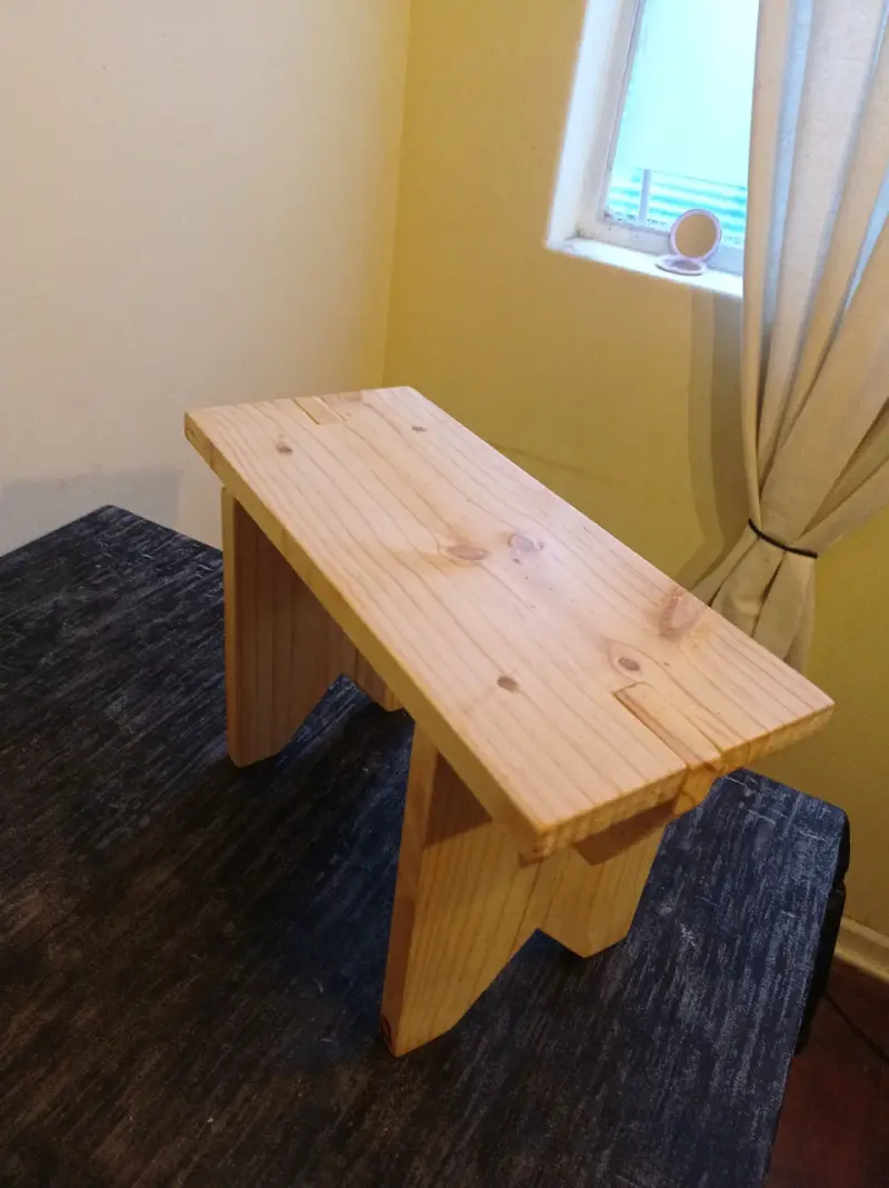 Banco de madera multiuso pequeño - 6
