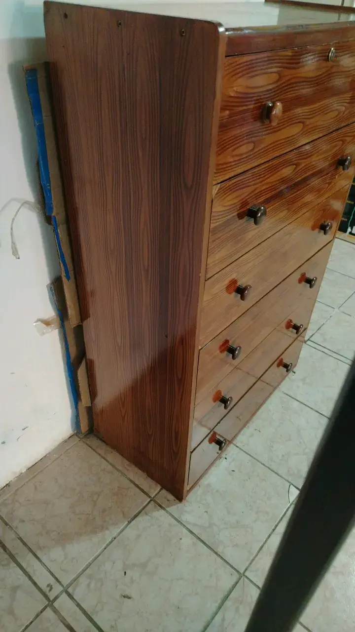 Cómoda de Madera con Seis Cajones - 4