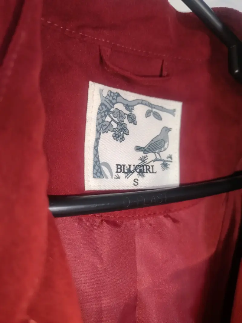 Chaqueta de gamuza roja para mujer - 3