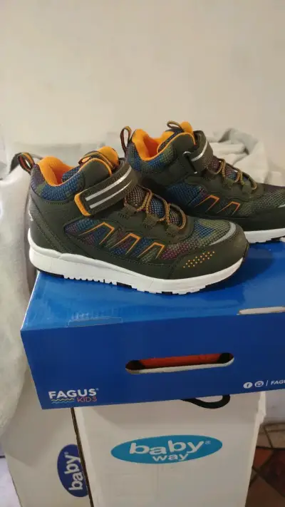 Zapatillas Fagus Kids para niños color verde - miniatura 1