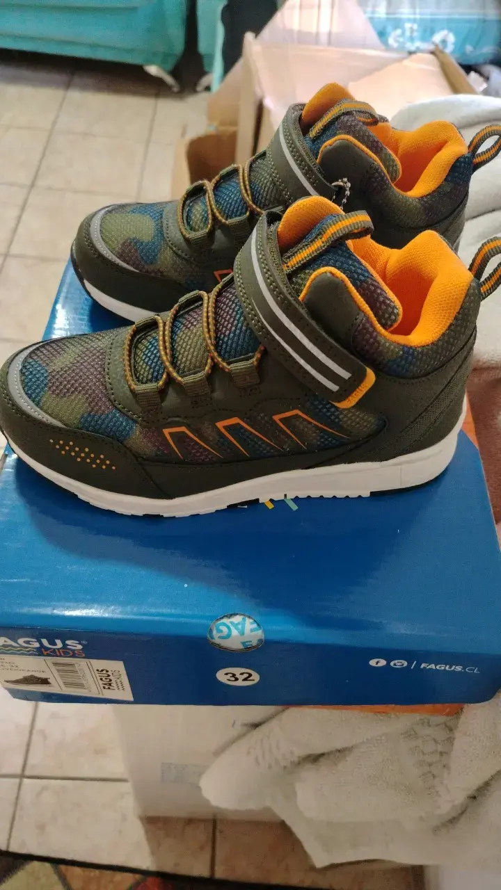 Zapatillas Fagus Kids para niños color verde - 3
