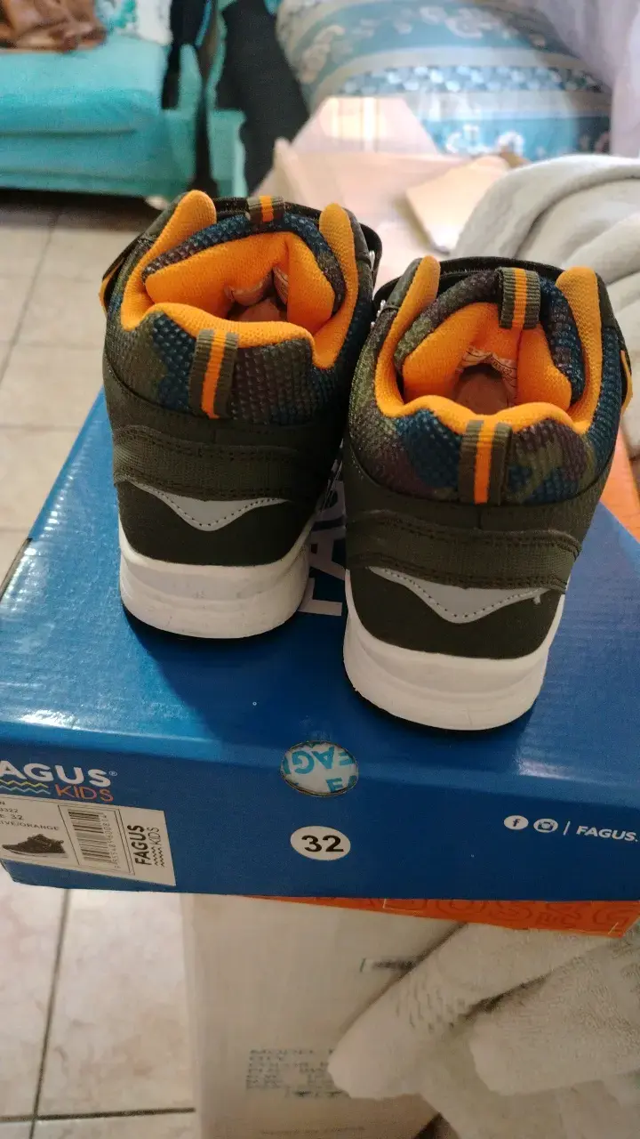 Zapatillas Fagus Kids para niños color verde - 5