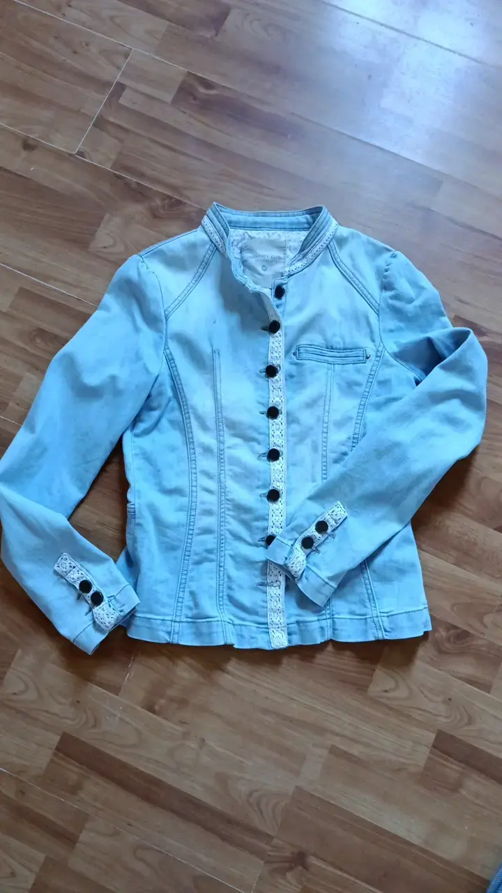 Chaqueta de mezclilla University Club para mujer - 1