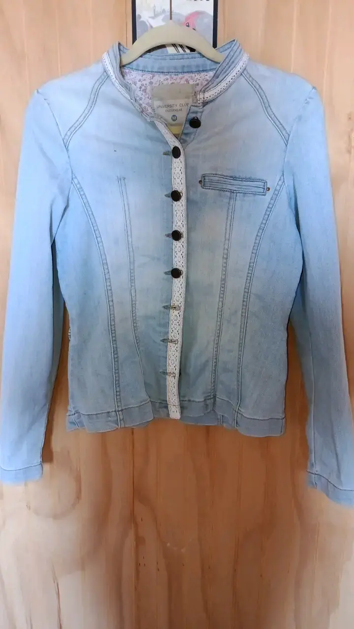 Chaqueta de mezclilla University Club para mujer - 2