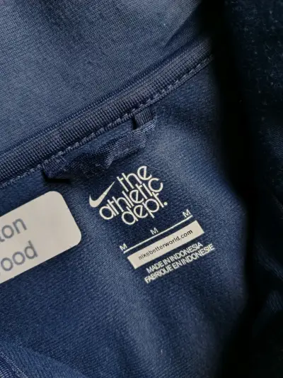 Chaqueta deportiva Nike azul y blanca - miniatura 5