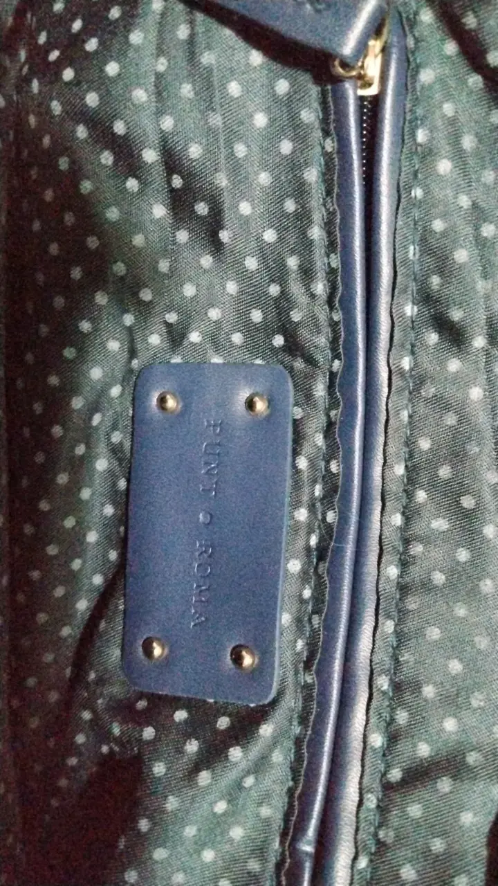 Bolso bandolera acolchado azul marino - 6