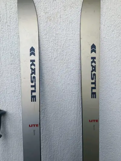 Esquís Kästle y Rossignol con bastones - miniatura 4