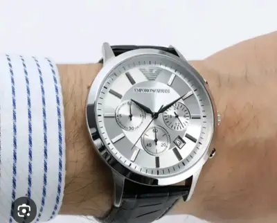 Reloj Emporio Armani Classic AR2432 Negro de Cuero - miniatura 2