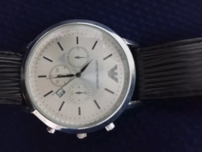 Reloj Emporio Armani Classic AR2432 Negro de Cuero - 3