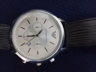 Reloj Emporio Armani Classic AR2432 Negro de Cuero - miniatura 3