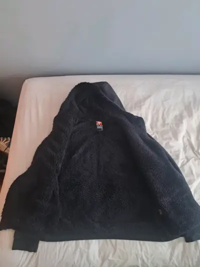 Polerón con capucha negro para hombre - miniatura 4