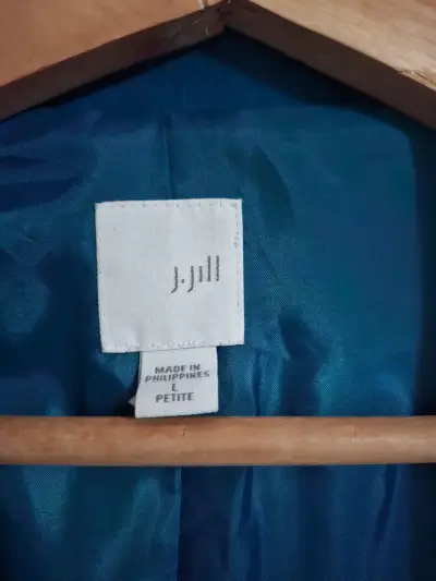 Abrigo azul mujer J.Jill elegante - miniatura 3
