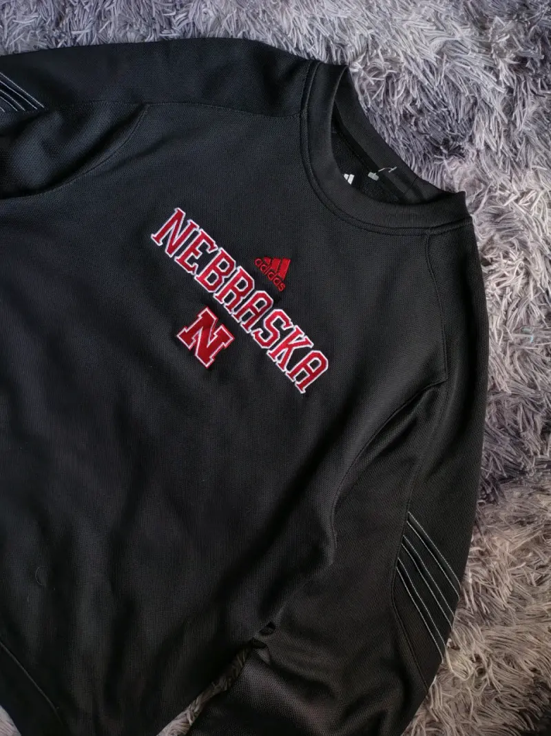 Polerón Adidas Nebraska Negro ClimaWarm - 2