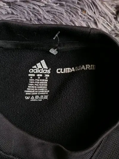 Polerón Adidas Nebraska Negro ClimaWarm - miniatura 3
