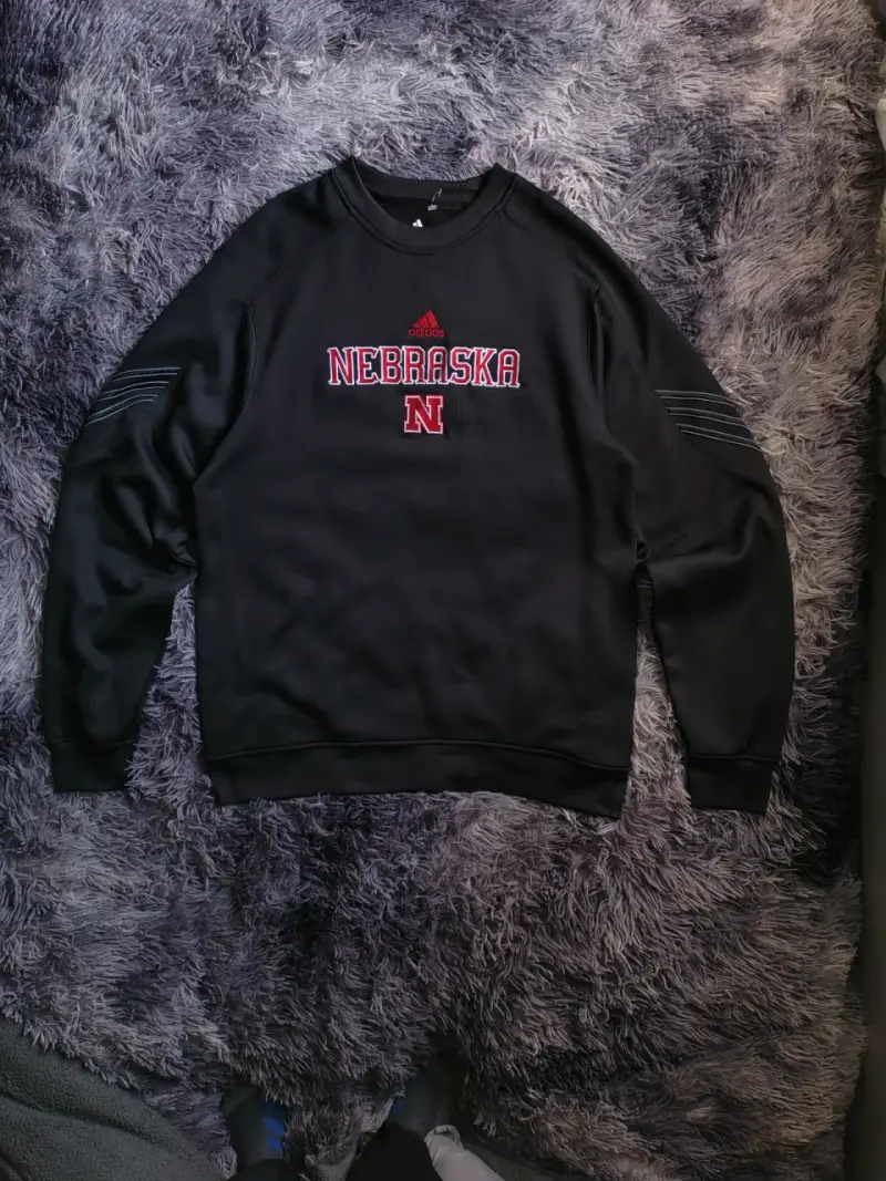 Polerón Adidas Nebraska Negro ClimaWarm - 4