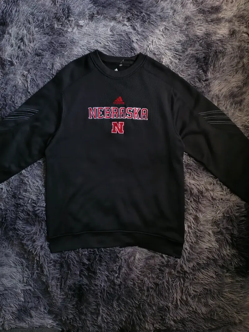 Polerón Adidas Nebraska Negro ClimaWarm - 5