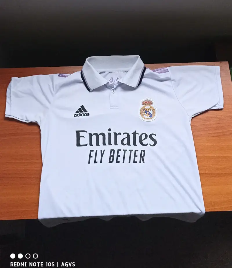 Camiseta Real Madrid Adidas Dorsal Benzema XS - 1