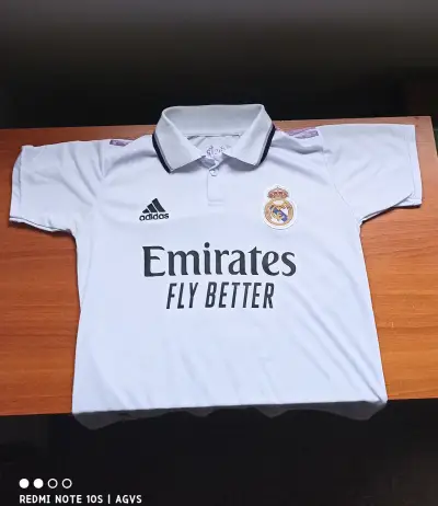 Camiseta Real Madrid Adidas Dorsal Benzema XS - miniatura 1