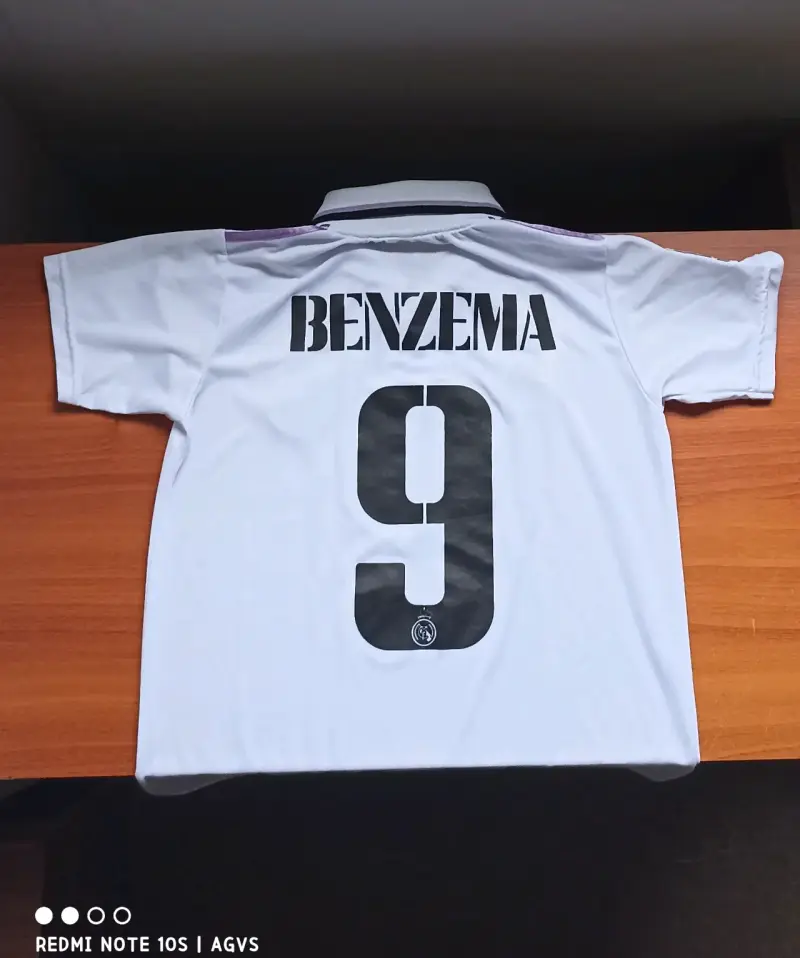 Camiseta Real Madrid Adidas Dorsal Benzema XS - 2