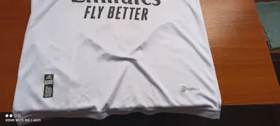 Camiseta Real Madrid Adidas Dorsal Benzema XS - miniatura 3