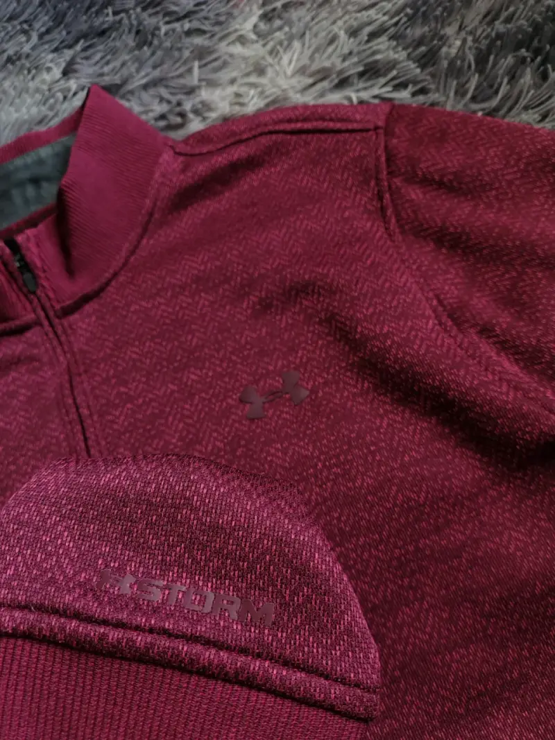 Polerón Under Armour Storm burdeos para hombre - 4