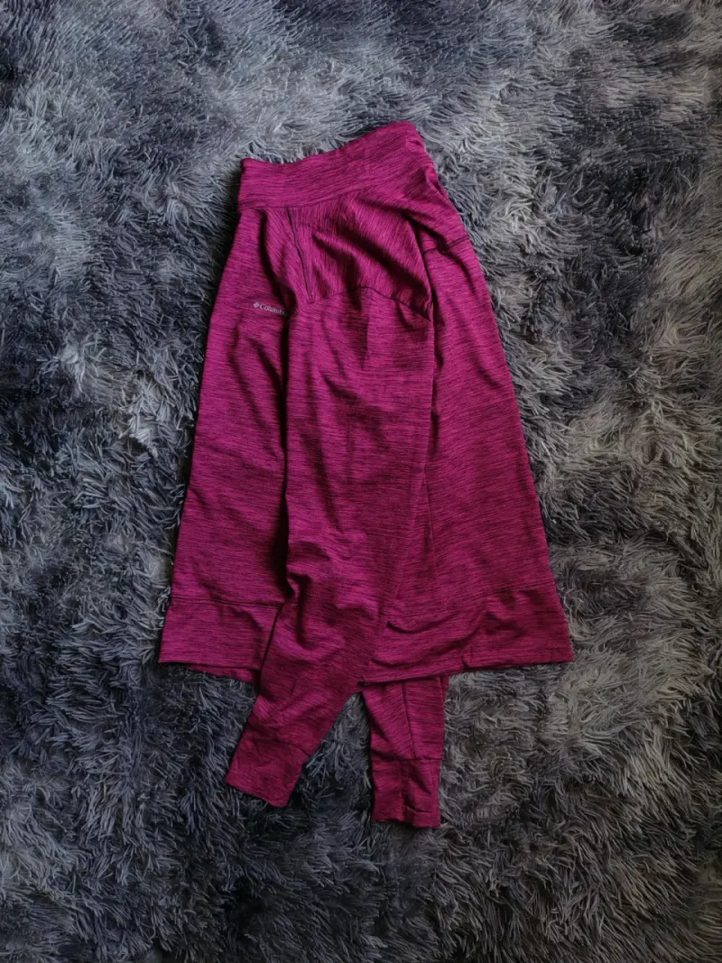 Poleron deportiva Columbia fucsia para mujer - 2